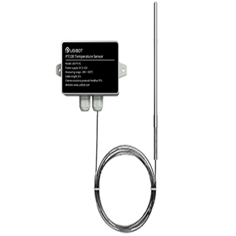 UbiBot  高精度工業工場用温度センサーPT100|高低温応用・耐食性・IP68防水
