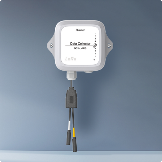UbiBot LoRaデータ収集器 DC1-L-1RS ｜無線通信｜複数センサー接続対応｜ 多様な電源方式