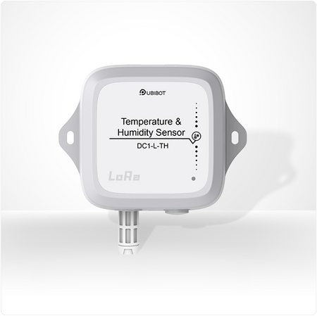 UbiBot DC1-L-TH LoRa 温湿度センサ ー｜長距離・省配線 IoT 監視｜産業農業 用