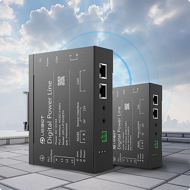 UbiBot 電力キャリア DPL1｜自動ネッ トワーク構築・最大500m対応・ビル/ 工場/地下設備向け