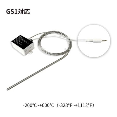 UbiBot PT100 工業用温度センサー｜Audio Plug接続｜高耐久・高精度測定・高温・低温環境対応