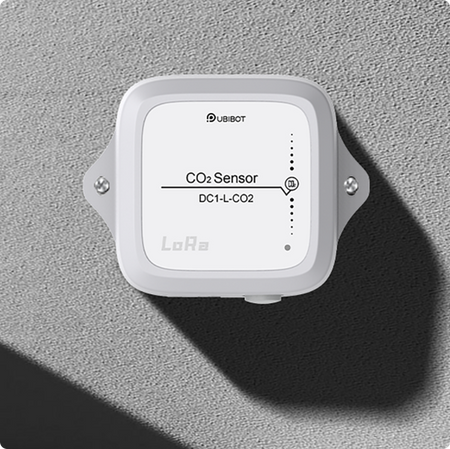 UbiBot LoRa二酸化炭素CO2測定センサー ｜長距離無線・デュアル電源・大容量デー タ保存対応