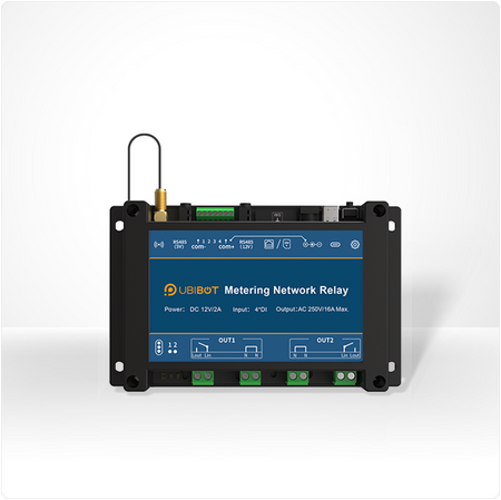 Ubibot ネットワーク継電器 NR2--WiFi ｜遠隔スイッチ制御・スマートオフィ ス/交通/農業/エネルギー管理用・多様 な外部センサー接続対応スプリッター