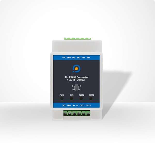 Ubibotアナログ量収集モジュール| 4-20mA対応・RS485 Modbus RTU 通信・設備データ収集